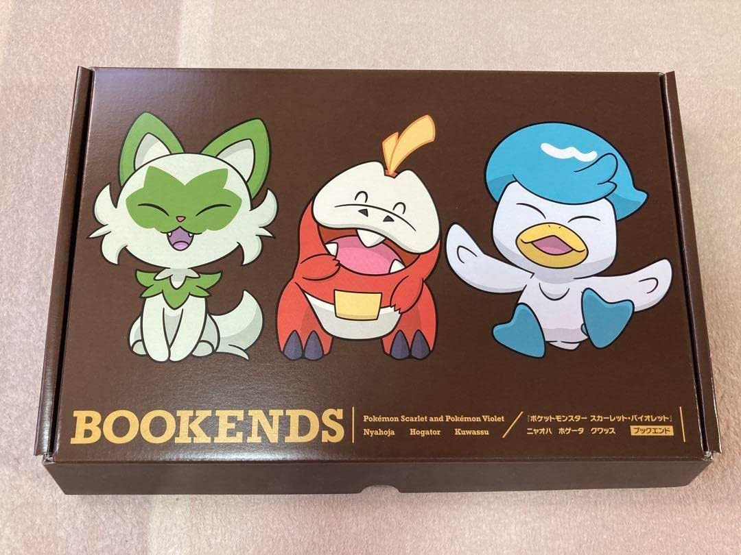 ポケモンSV予約deゲットキャンペーン ニャオハ・ホゲータ・クワッスブックエンド ポケモンSV予約deゲットキャンペーン ニャオハ・ホゲータ・クワッス